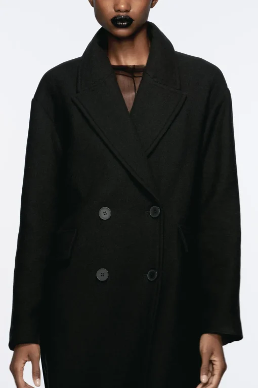 ABRIGO OVERSIZE CON LANA