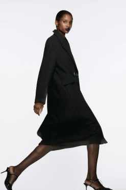 ABRIGO OVERSIZE CON LANA