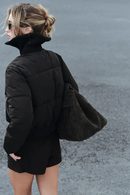 ANORAK ACOLCHADO ACABADOS RIB
