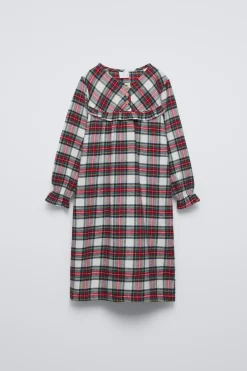 6-14 AÑOS/ CAMISÓN FRANELA CUADROS
