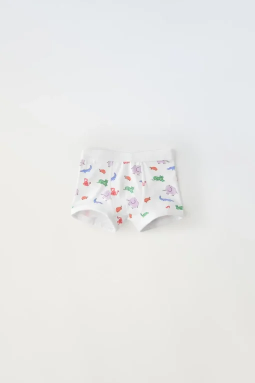 3-6 AÑOS/ PACK CINCO BÓXER ANIMALITOS
