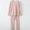 6-14 AÑOS/ PIJAMA ESTAMPADO FLORES