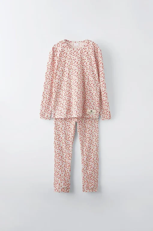 6-14 AÑOS/ PIJAMA ESTAMPADO FLORES