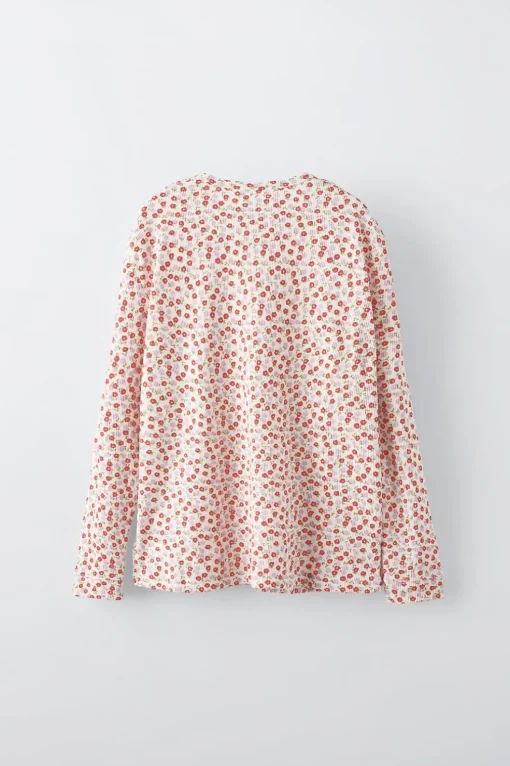6-14 AÑOS/ PIJAMA ESTAMPADO FLORES