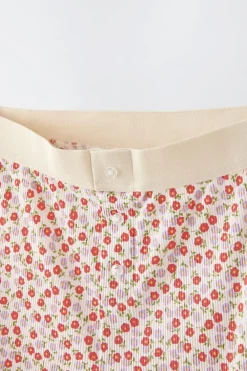 6-14 AÑOS/ PIJAMA ESTAMPADO FLORES