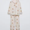 6-14 AÑOS/ PIJAMA OSITOS