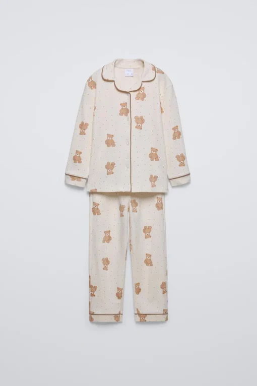 6-14 AÑOS/ PIJAMA OSITOS