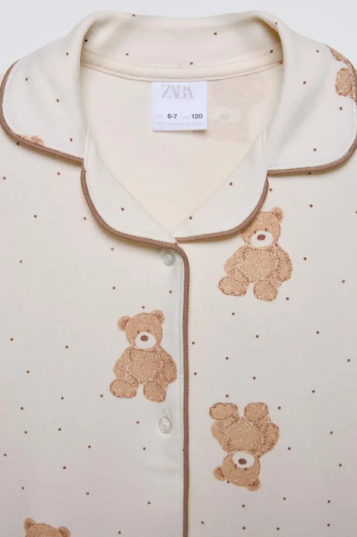 6-14 AÑOS/ PIJAMA OSITOS
