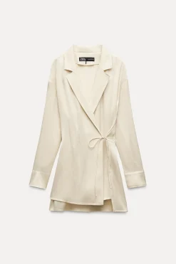 BLAZER BRILLO EFECTO ARRUGADO