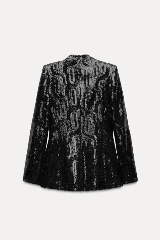 BLAZER SIN SOLAPA LENTEJUELAS