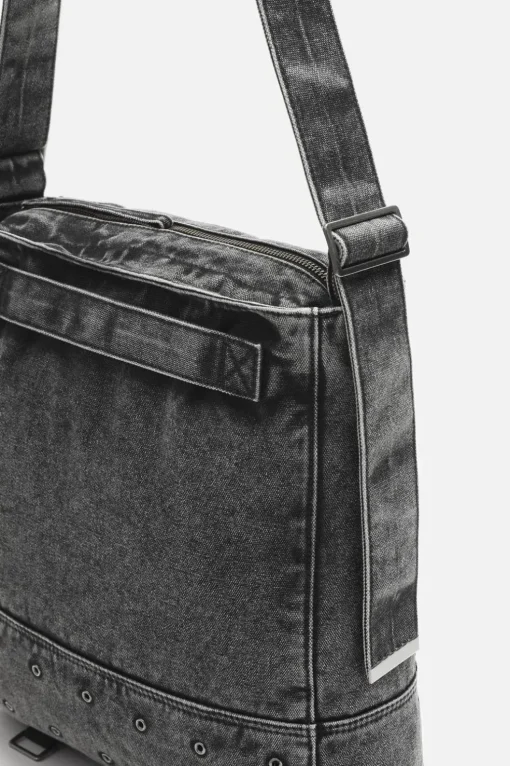BOLSO DENIM EFECTO DESGASTADO