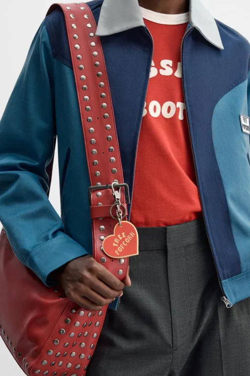 BOLSO PIEL TACHAS X HARRY LAMBERT