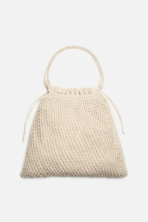BOLSO SHOPPER MACRAMÉ