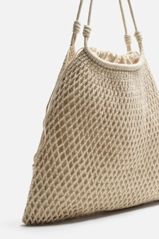 BOLSO SHOPPER MACRAMÉ