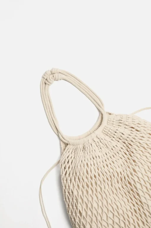 BOLSO SHOPPER MACRAMÉ