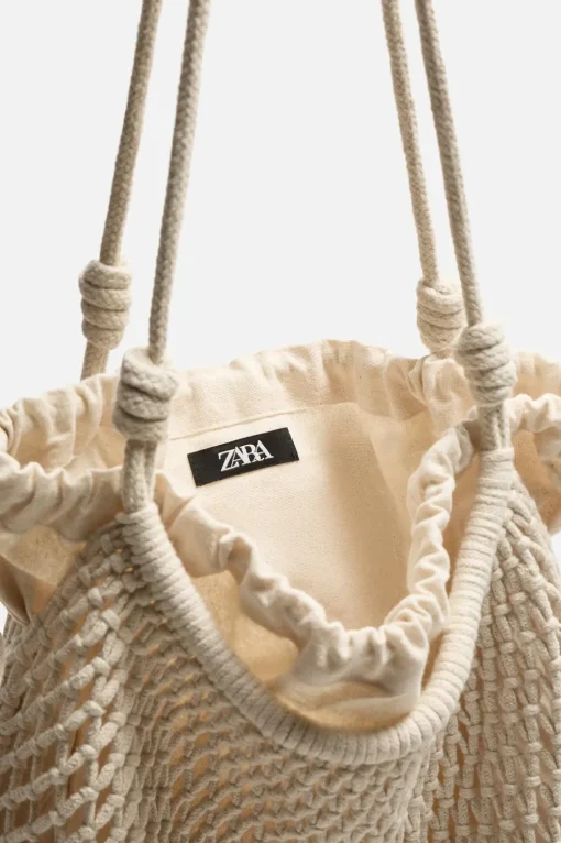 BOLSO SHOPPER MACRAMÉ