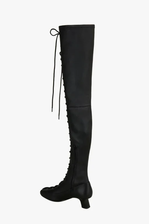 BOTA TACÓN ACORDONADA PIEL X STEFANO PILATI