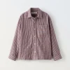 CAMISA CUADRADITOS SEERSUCKER