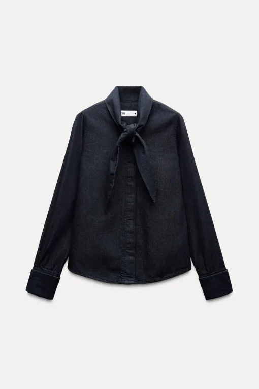 CAMISA DENIM LAZADA ZW COLLECTION