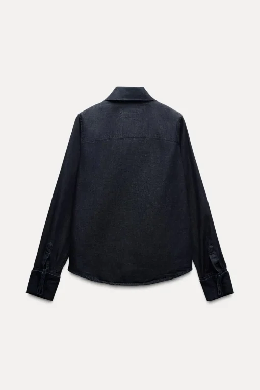 CAMISA DENIM LAZADA ZW COLLECTION