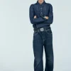 CAMISA DENIM TRF