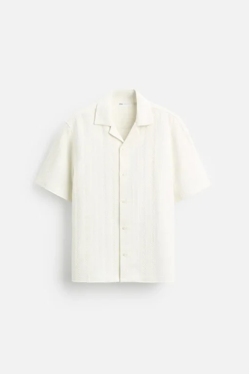 CAMISA JACQUARD RAYAS