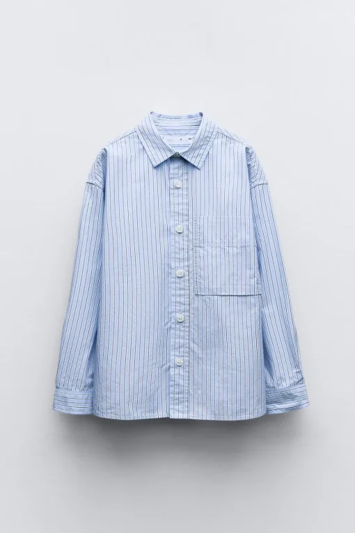 CAMISA RAYAS BOLSILLOS