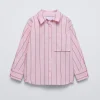 CAMISA RAYAS PLIEGUE