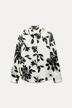 CAMISA SATINADA ESTAMPADA