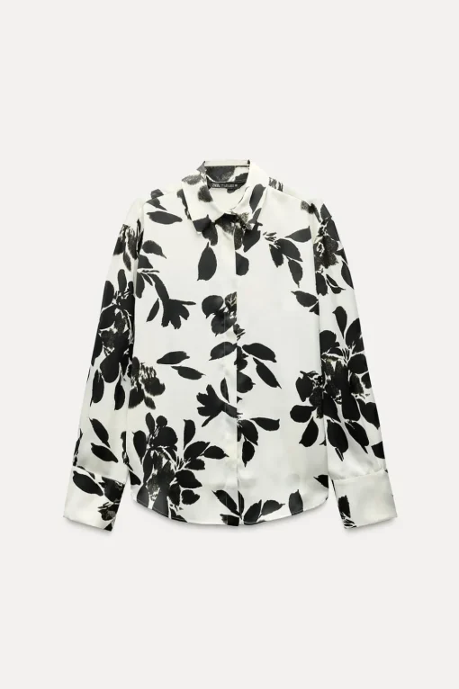 CAMISA SATINADA ESTAMPADA