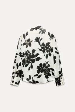 CAMISA SATINADA ESTAMPADA