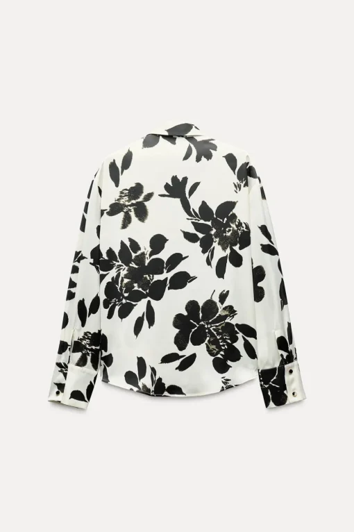 CAMISA SATINADA ESTAMPADA