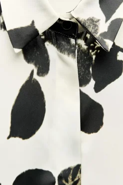 CAMISA SATINADA ESTAMPADA