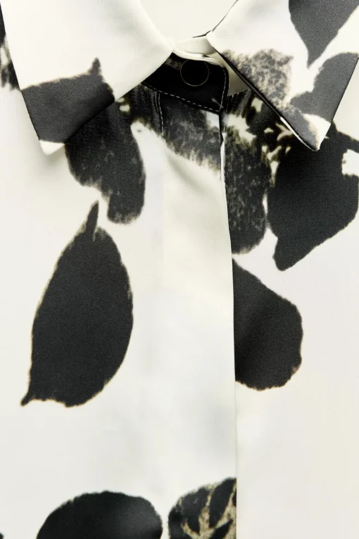 CAMISA SATINADA ESTAMPADA
