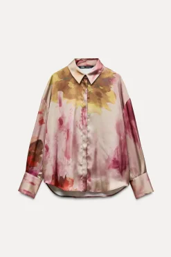 CAMISA SATINADA ESTAMPADO TIE DYE