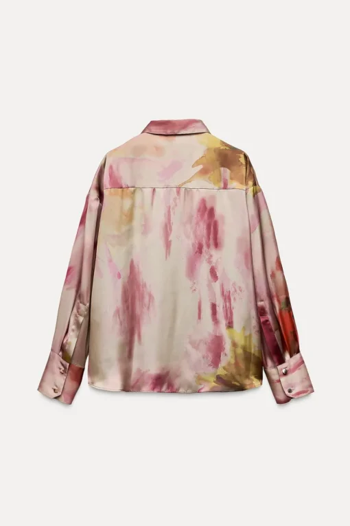 CAMISA SATINADA ESTAMPADO TIE DYE