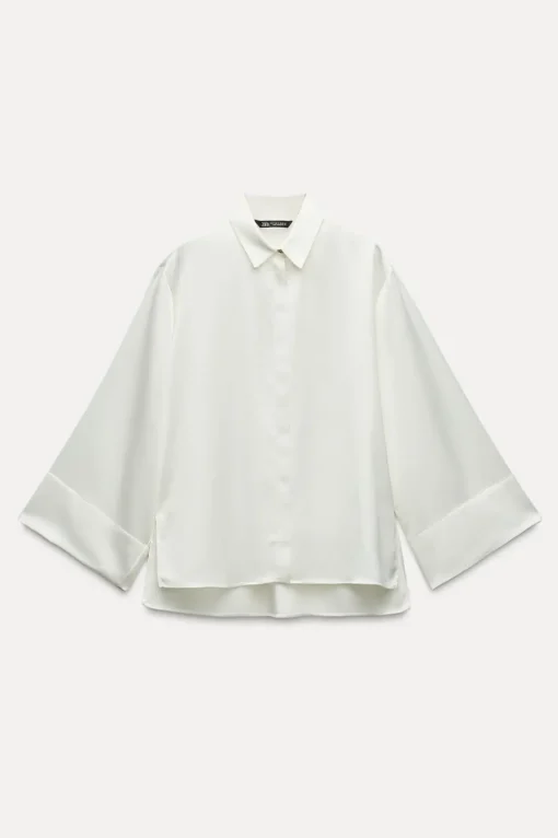 CAMISA SATINADA MANGA KIMONO
