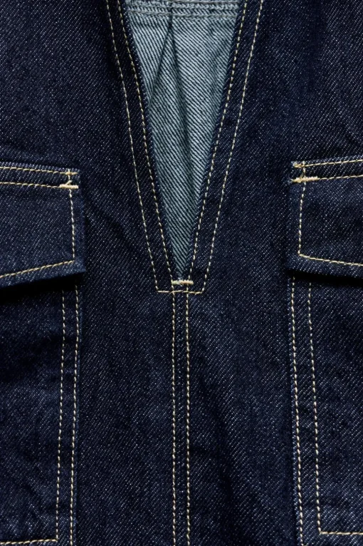 CAMISA Z1975 DENIM CROPPED