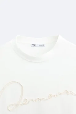 CAMISETA CINTA BORDADA