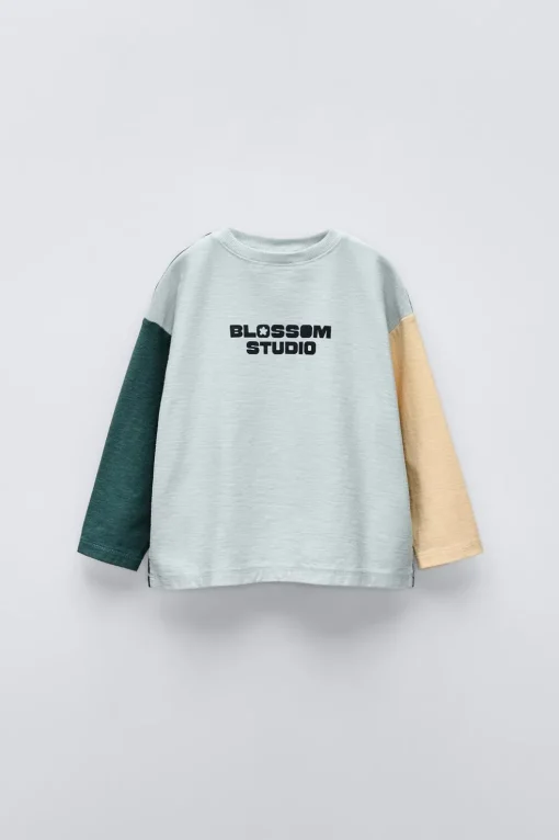 CAMISETA COLOR BLOCK ETIQUETA