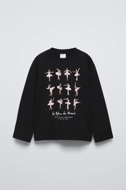 CAMISETA ESTAMPADO BAILARINAS