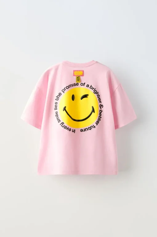 CAMISETA ESTAMPADO RELIEVE SMILEYWORLD ®