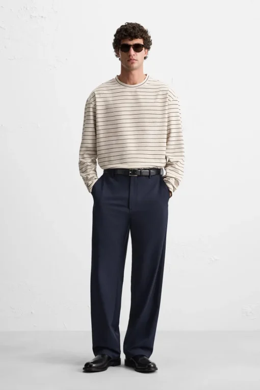 CAMISETA JACQUARD RAYAS