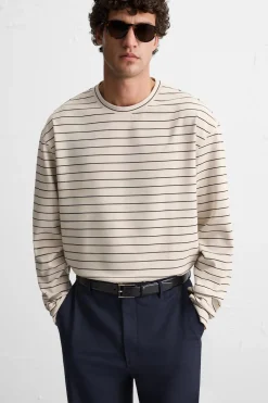 CAMISETA JACQUARD RAYAS
