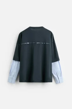 CAMISETA MANGA COMBINADA
