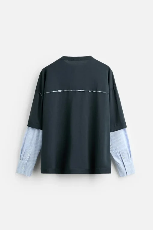 CAMISETA MANGA COMBINADA
