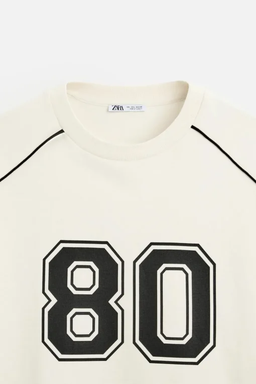 CAMISETA NÚMERO CONTRASTE
