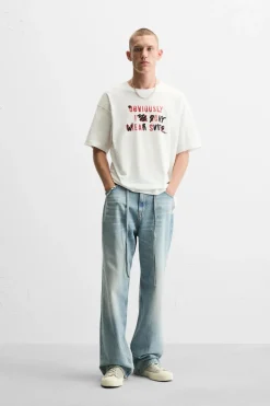 CAMISETA TEXTO ESTAMPADO
