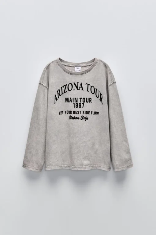 CAMISETA TEXTO FLOCK