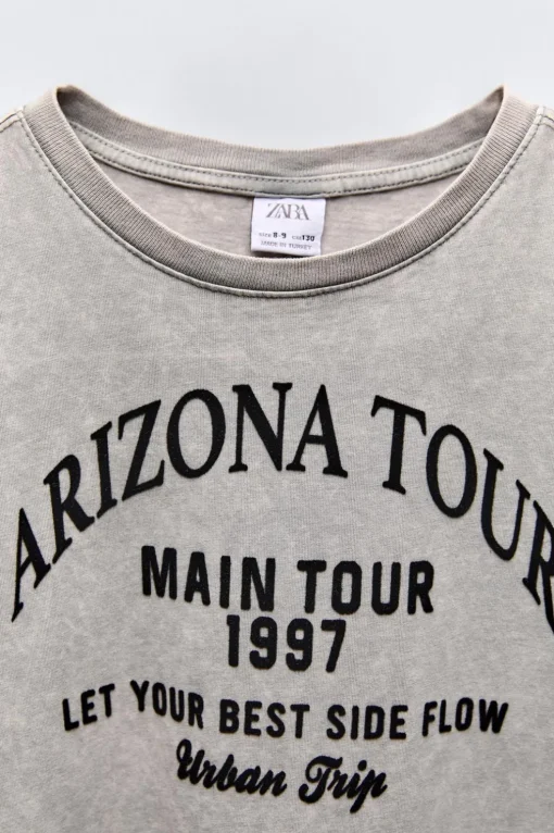 CAMISETA TEXTO FLOCK